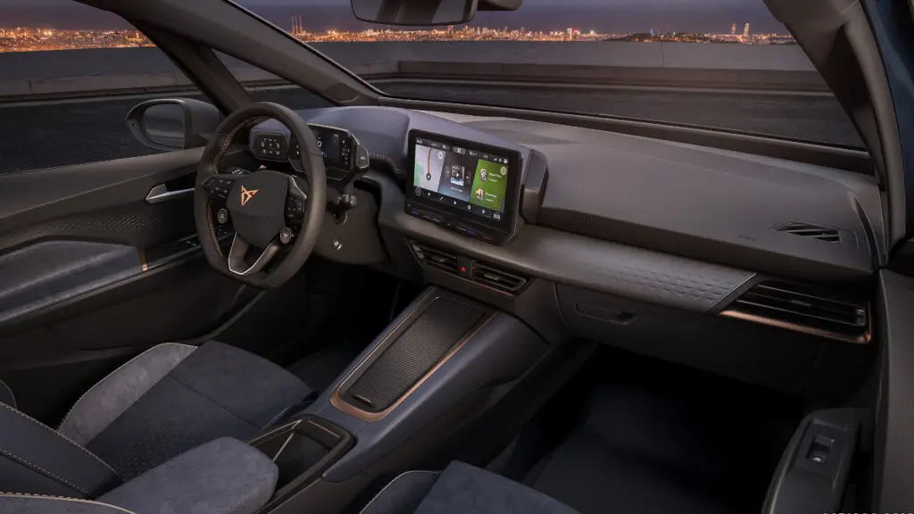 Cupra Born infotainment display