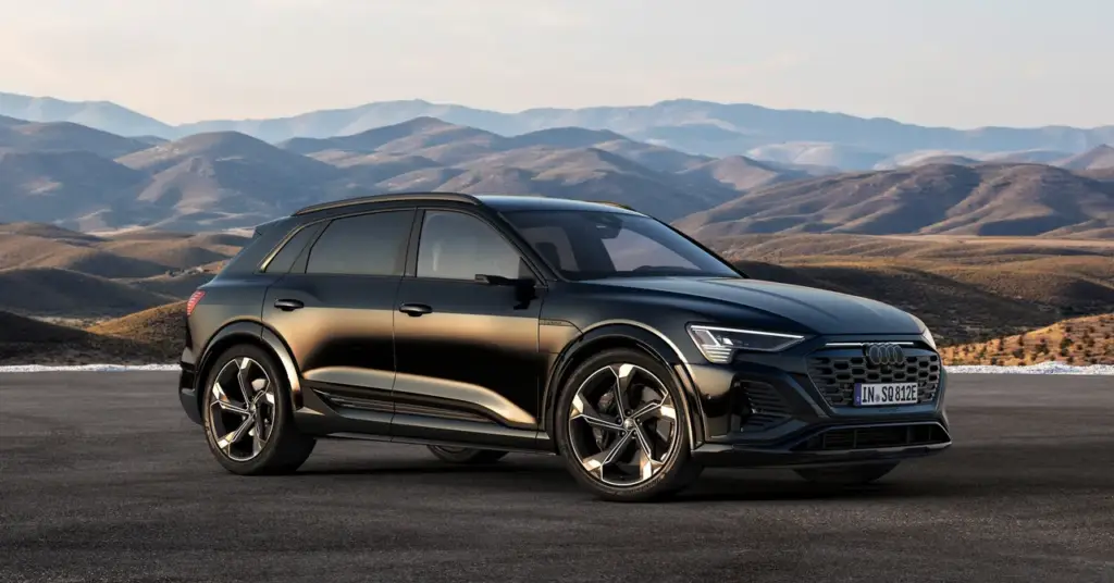 Audi Q8 E tron outerside view