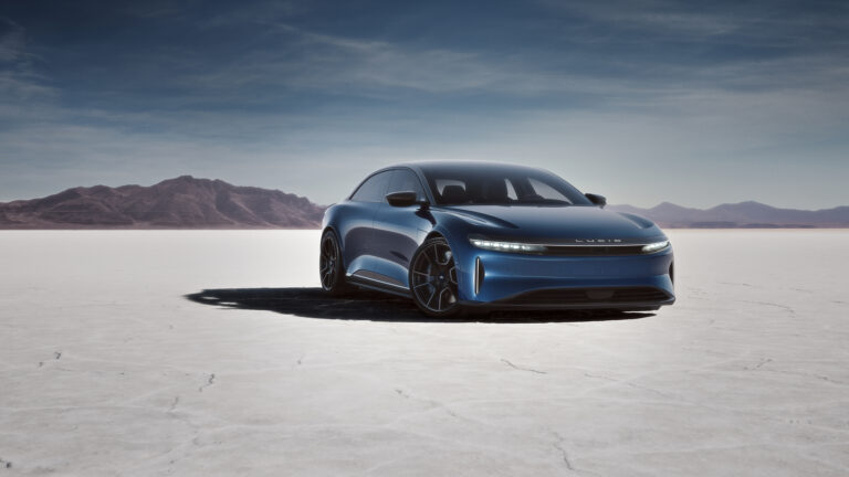 lucid air sapphire look