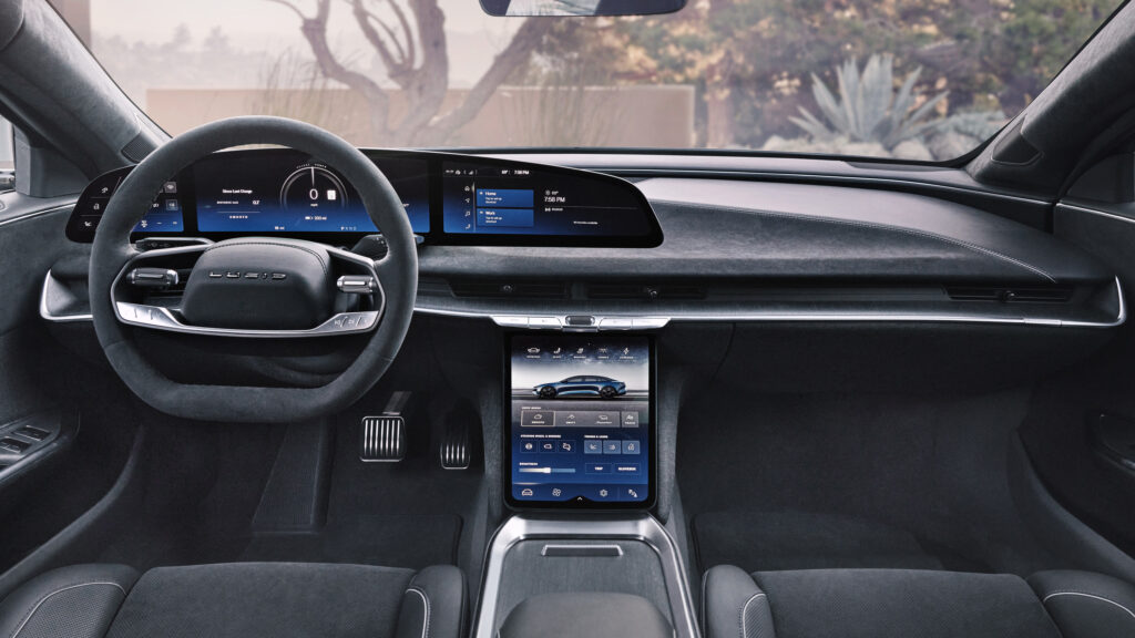 lucid air sapphire 2023 interior HD